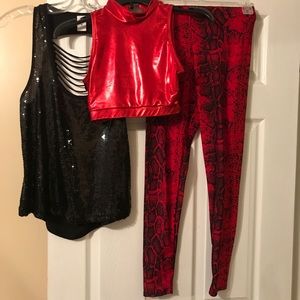 Hip Hop, Tap or Theater Costume 3 pc set